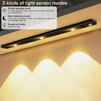 USB Rechargeable LED Motion Sensor Cabinet Light – Auto On/Off, Easy Stick Installation