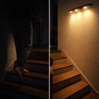 USB Rechargeable LED Motion Sensor Cabinet Light – Auto On/Off, Easy Stick Installation