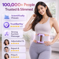 Electrical Muscle Stimulation Abdominal Toning Belt for Men and Women, 15-Minute Electronic Muscle Stimulation for Waist Slimming and Abdominal Toning