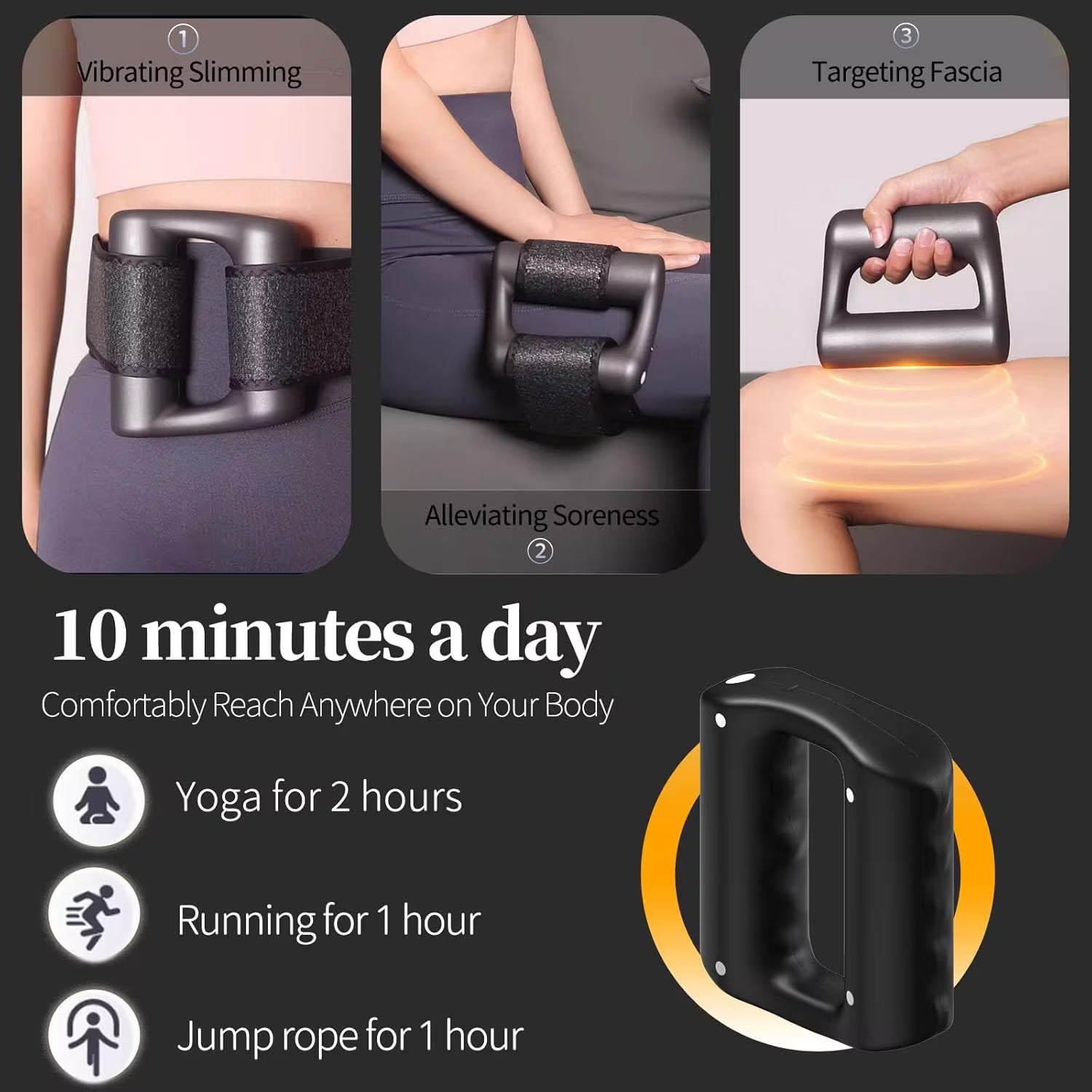 Electrical Muscle Stimulation Abdominal Toning Belt for Men and Women, 15-Minute Electronic Muscle Stimulation for Waist Slimming and Abdominal Toning