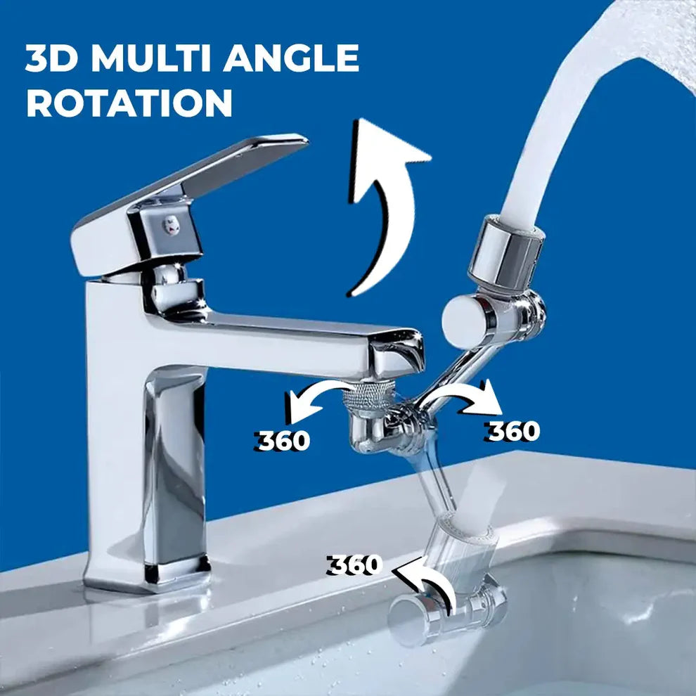 1080° Rotating Faucet Extender with Dual Spray Mode