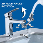 1080° Rotating Faucet Extender with Dual Spray Mode