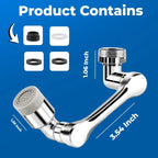 1080° Rotating Faucet Extender with Dual Spray Mode